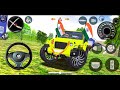 Modified Mahindra Thar😈Games:Indian Yellow Thar (Gadi Wala Games) Car Game Android Game - #2025