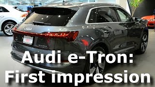 2019 Audi e-tron: First Impressions are everything