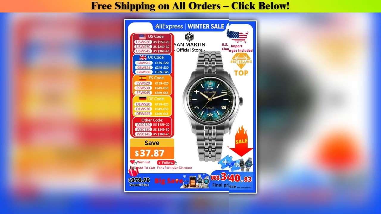 San Martin New 39mm Gada Watch Chinese Style Original Design Sunburst JianZhan Miyota 90S5 Men