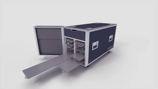 Caisson lumineux Profil 200 LightBox Autoportant - Led BIPS 220V (pré-assemblé)