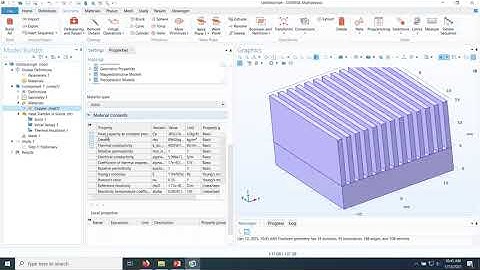 COMSOL - Air-Cooled Heat Sink Analysis