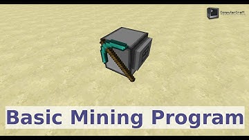 [EN]Computercraft - Basic Mining Program [HD]