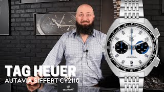 Tag Heuer Autavia Automatic Chronograph Siffert Steel Mens Watch CY2110 Review | SwissWatchExpo