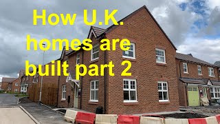 HOW UK HOMES ARE BUILT IN 2020.PART 2. Looking at how a timber frame house is built start to finish.