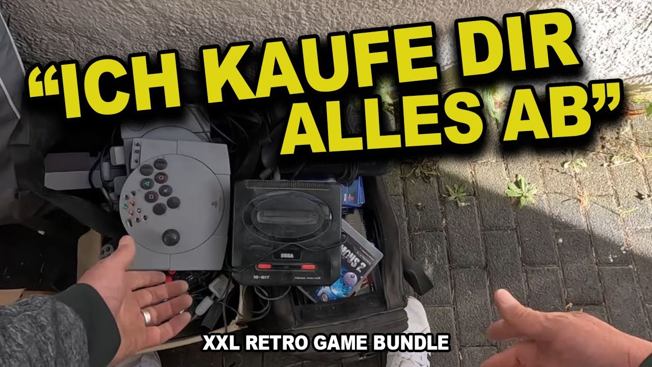 Ich hab ALLES gekauft! XXL Videospiel-Schnäppchen auf dem Flohmarkt