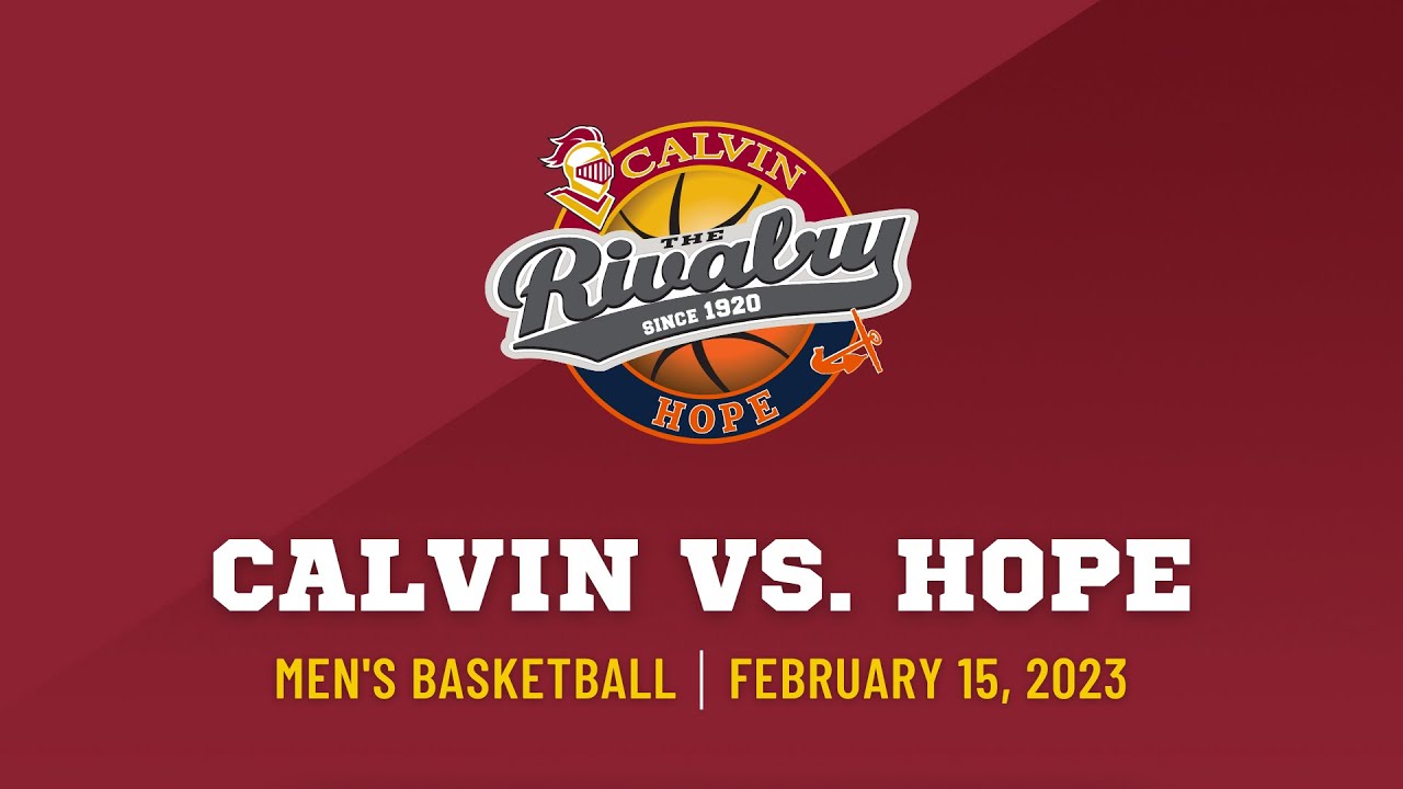 Calvin vs Hope Basketball Men's YouTube