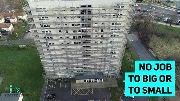 SKN Scaffolding Drone Video