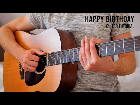 Happy Birthday EASY Guitar Tutorial With Chords / Lyrics
