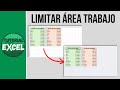 Limitar el área de trabajo en Excel