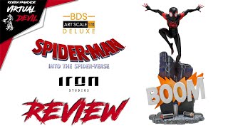 Miles Morales - IRON STUDIOS - SPIDERMAN INTO THE SPIDERVERSE - BDS ART 1/10 ! REVIEW