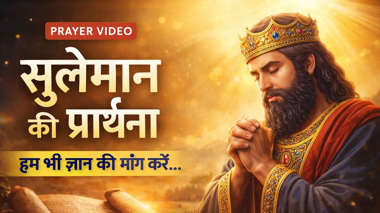 राजा सुलेमान की प्रार्थना | Wisdom Prayer in Hindi | Bible Teaching
