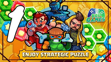PuzzleWars: Match-3 Battles Gameplay Walkthrough #1 (Android, IOS)