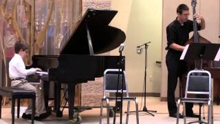 Jacob Rose (piano) and Ed (bass) perform 006 Blues and Jazz 'n Java by Melody Bober