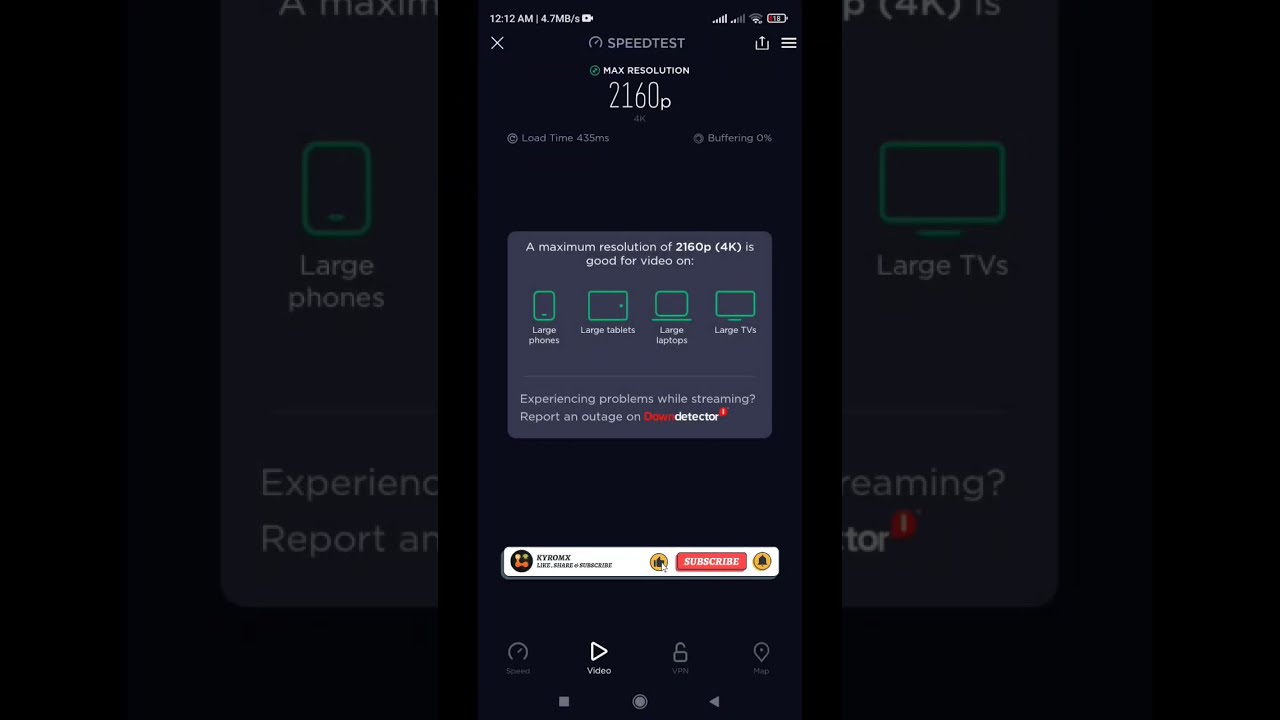 Excitel Broadband 100Mbps Video Speed Test