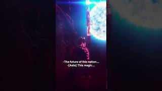 When Asta had get  sword of the wizard king and use it #anime #shorts #blackclover #asta