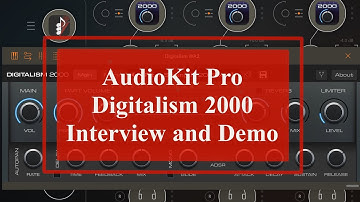 AudioKit Pro Digitalism 2000 - Interview with AudioKit and Demo