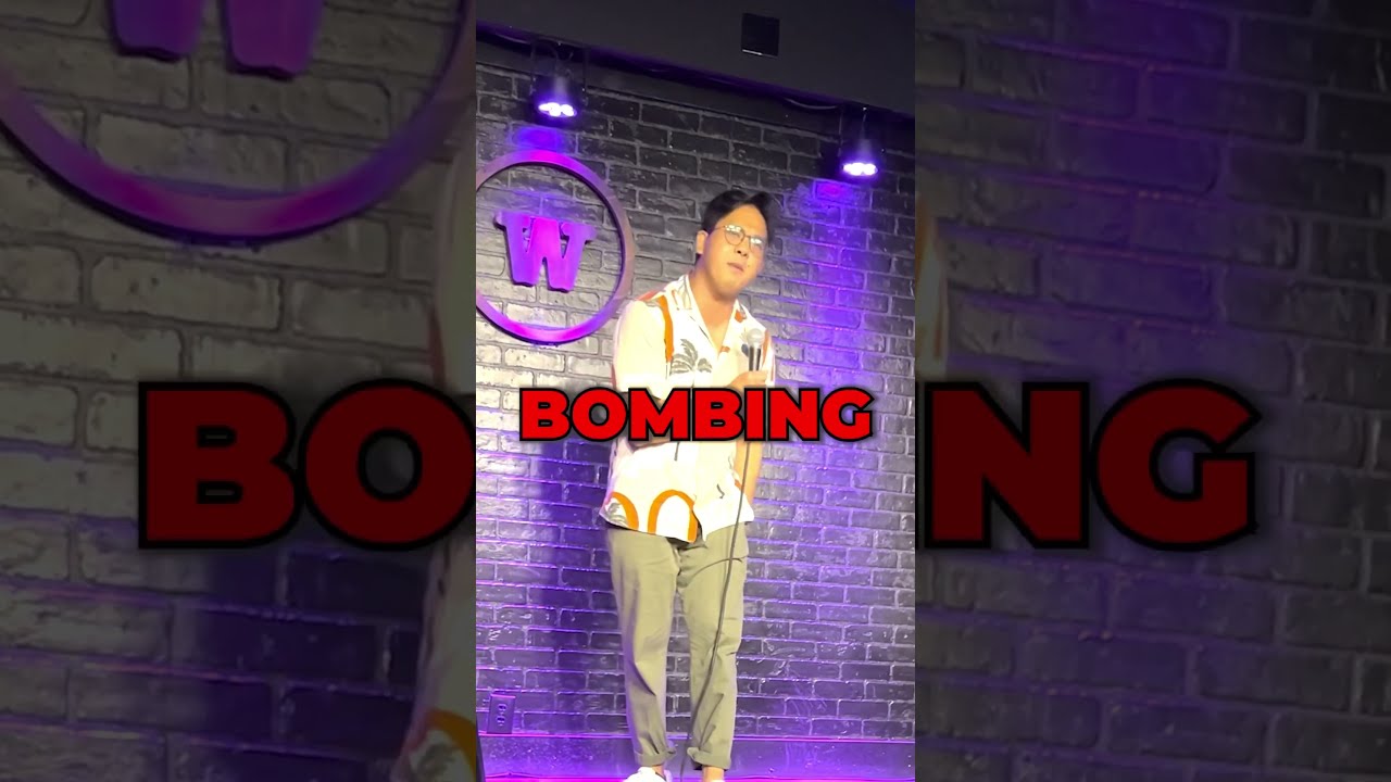 Comedian BOMBS During First Ever Open Mic