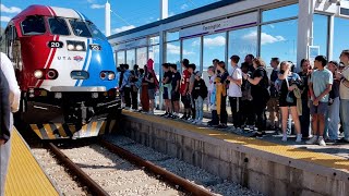 A ride on UTA Frontrunner across Utah #railroadvideos #trainsfortoddlers #unionpacifictrains