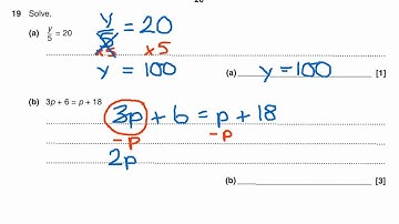 Q19 - OCR J512 Jan 2011 Linear Maths Paper 2 - CALCULATOR