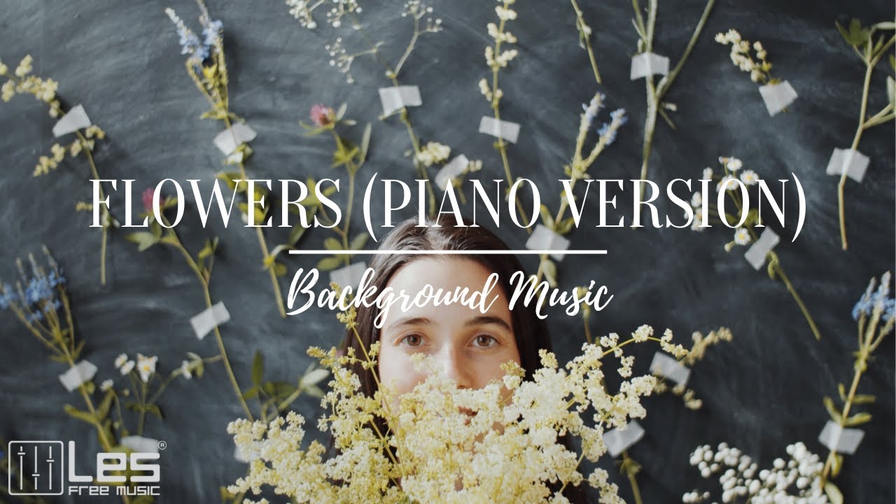 Flowers (Piano Version) : Solo Piano Sentimental Sad Background Music