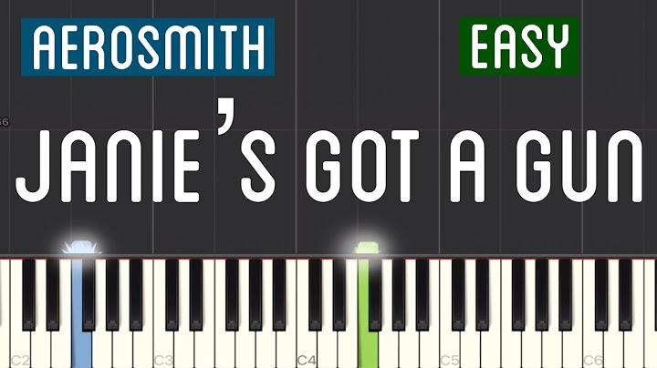 Janie's Got a Gun Piano version - Piano performance video thumbnail