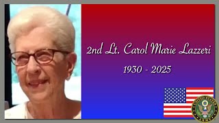 Funeral Mass for 2nd Lt. Carol Marie Lazzeri  January 2, 2026 at 10:00 am