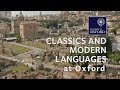 Classics and Modern Languages at Oxford University