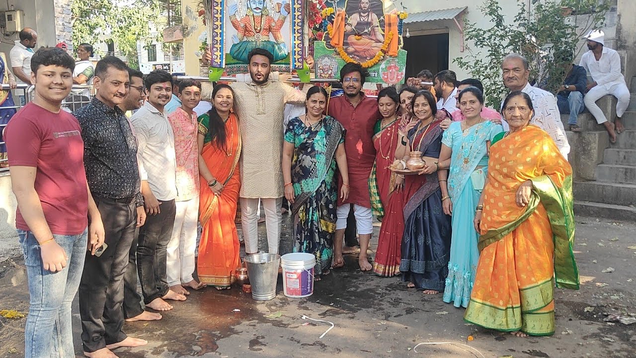 श्री भैरवनाथ महाराज यांचा रथ🌼 यात्रा उत्सव 😍 कावड🥳 आणि आतिषबाजी🎇