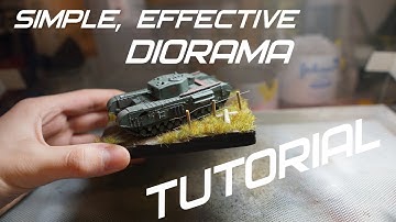 Eenvoudig maar effectief AFV-diorama | Tutorial