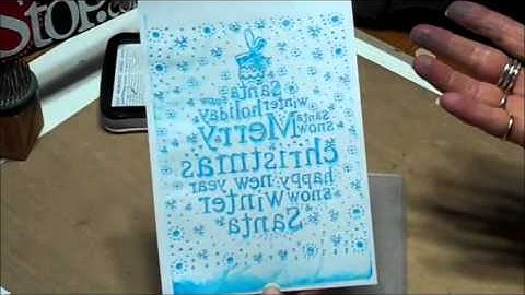 Ink and Letterpress with embossing folders