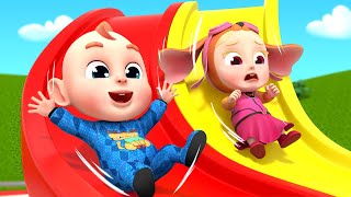 slide swing seesaw playground song good habits rosoo nursery