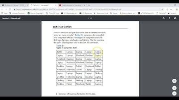 MAT 152 Frequency Distribution in Excel