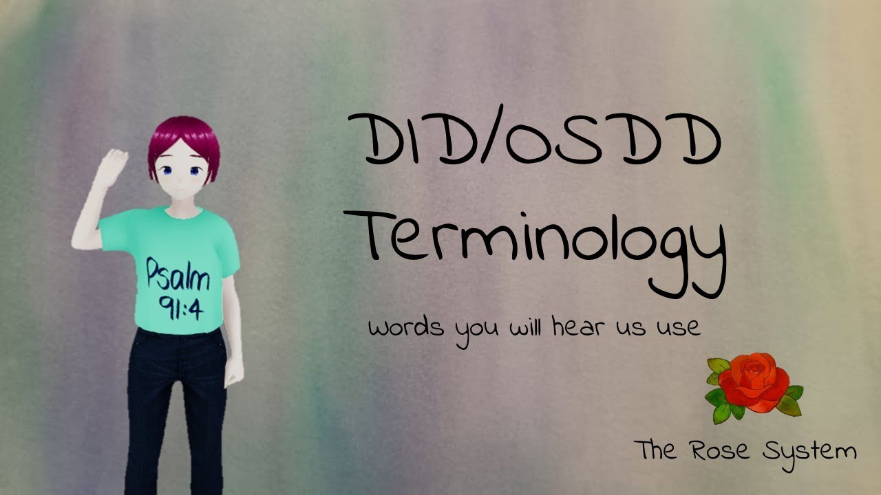 DID/OSDD Terminology - YouTube