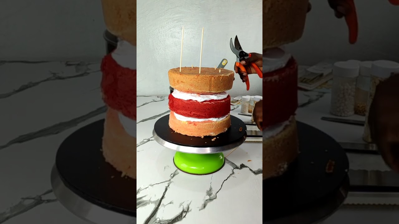 Stable whipped cream recipe| How to frost a cake with whipped cream