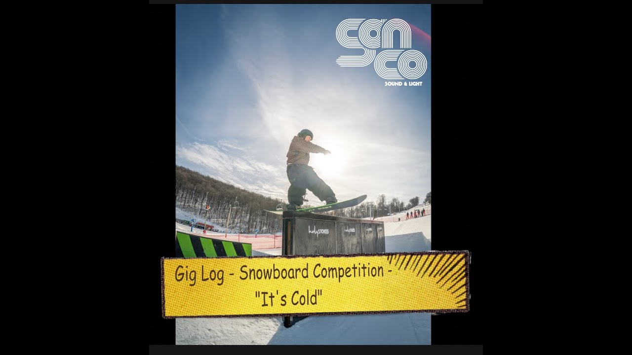 Out Door Gig In January! 10 Degrees and an Analog Mixer!!! - Gig Log - QSC K12 and KSUB