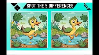 Spot The Difference|Spot 5 Difference in a Picture|Find Hidden Objects|Visual Puzzle|Illusion videos screenshot 5