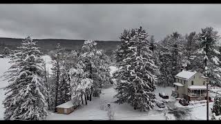 Snow in Barnesville, PA 2-13-2024