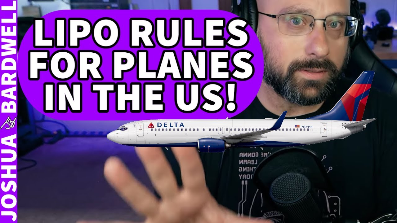 Rules For Batteries On Planes In USA! Flight Lipo Legal Issues? FPV
