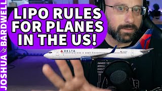 Rules For Batteries On Planes In USA! Flight Lipo Legal Issues? - FPV Questions
