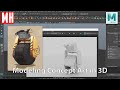 Creating a 3D model in Maya 2022 based on awesome concept art by Joe Comeau