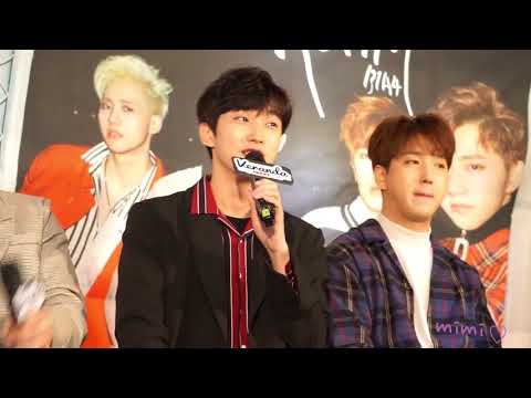 171029 b1a4 달콤커피 팬미팅 토크 - 망고,블리 이야기 (진영)