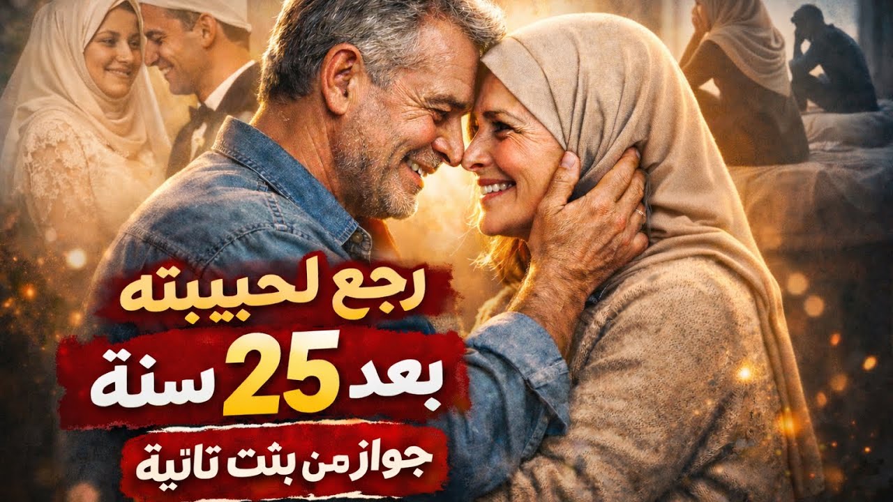 رجع لحبيبتة بعد ٢٥سنة جواز من بنت تانية 😳الحكاية كاملة 