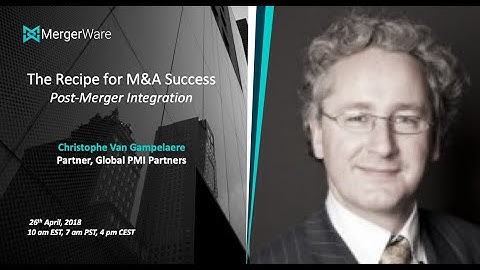 The Recipe for m&a success: Post merger integration