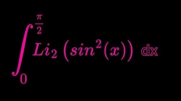 Monster Integral of Li2(sinx)^2 dx from 0 to pi/2
