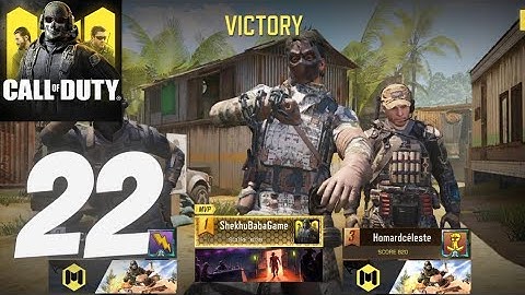 Call of Duty : Mobile Gameplay Walkthrough Part 22 - Multiplayer Rank Match (Android, iOS)
