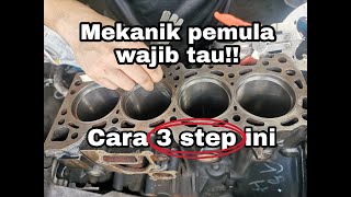 Cara Mengukur Gap Ring Pistondan Mengetahui Keausan Pada Lubang Lainer