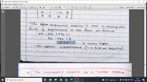ESLA - 18EC44 - Module 4- System of Linear Equations -2