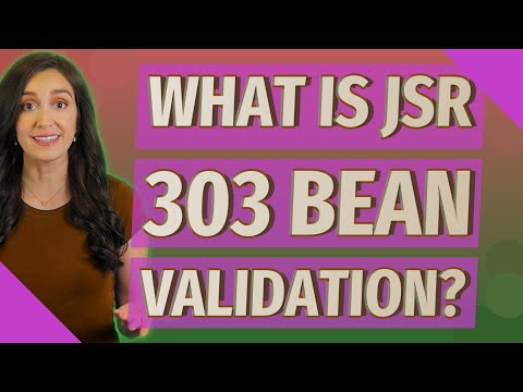 فيديو: ما هو jsr303؟