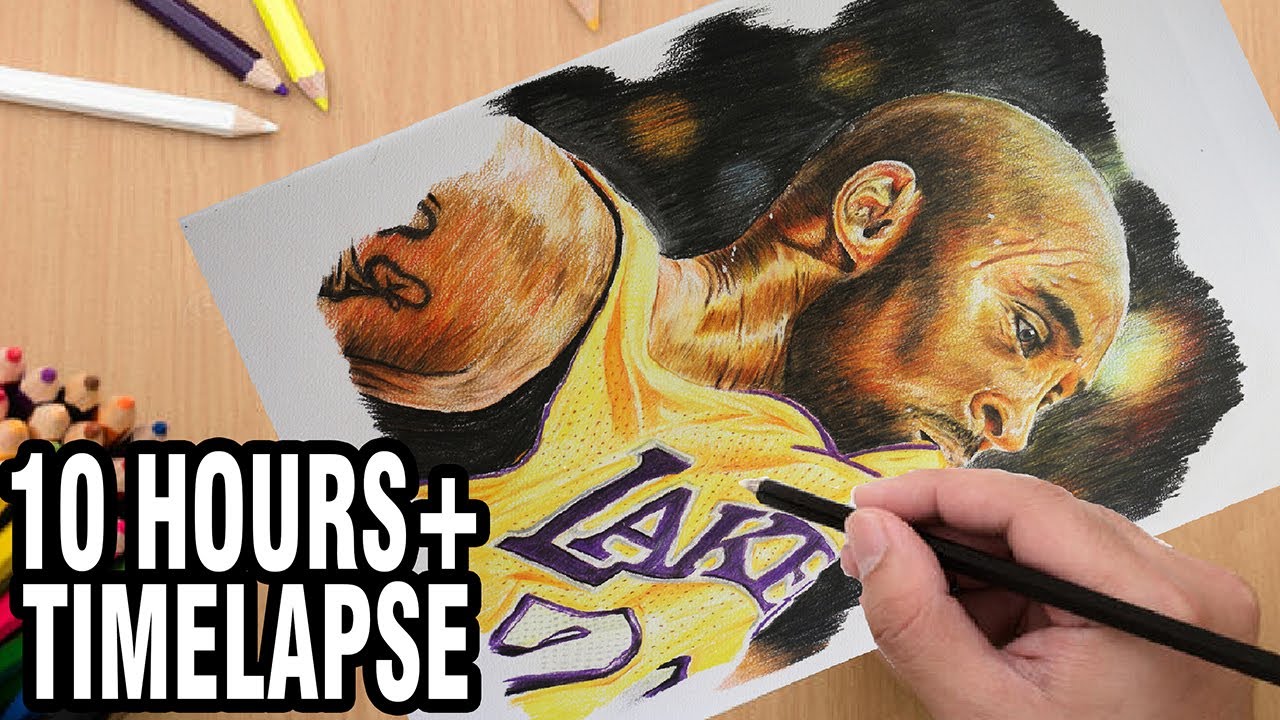 Kobe Bryant | Tribute Drawing R.I.P. - YouTube