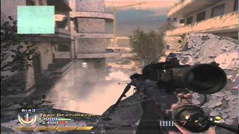 COD MW2 Team Deathmatch Karachi (Black Ops Training)